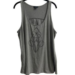Banana Republic Gray Sleeveless Top XL